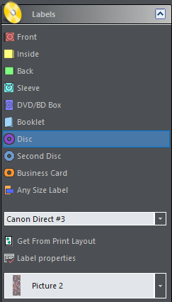 Labels toolbox